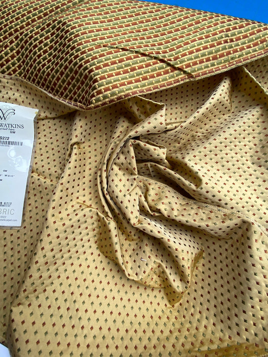 78 Berkbox71 Scalamandre Square Silk by Grey Watkins Le Bijou Gold Small Jacquard Yellow Small Scale MSRP USD 300+/Y