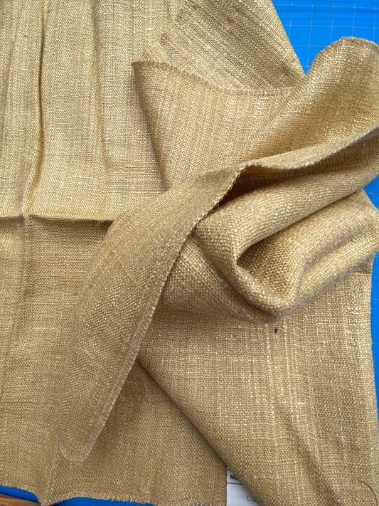 79 Berkbox71 Scalamandre Square Silk by Old World Weavers Nepal Corn Yellow Solid 13"x25" MSRP USD 310/y