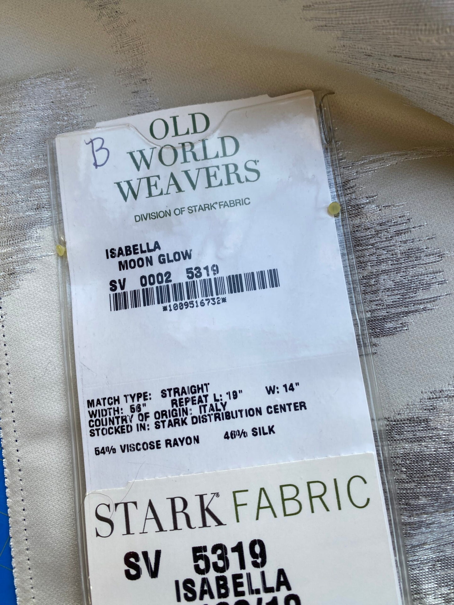 4 Berkbox73 Square Silk Blend by Old World Weavers Isabella Moon Glow Gray White MSRP USD 428/y
