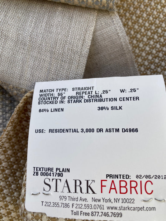 17 Berkbox73 Square Silk by Old World Weavers Mitchel Light Brown Small Scale Texture Plain Yellow MSRP USD 216/y