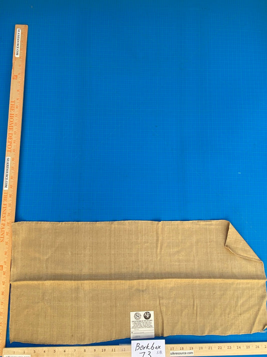 26 Berkbox73 Square Silk by Old World Weavers Nepal Mocha Light Brown Solid MSRP USD 300+/y