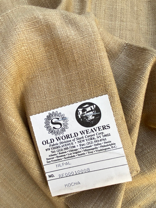 26 Berkbox73 Square Silk by Old World Weavers Nepal Mocha Light Brown Solid MSRP USD 300+/y