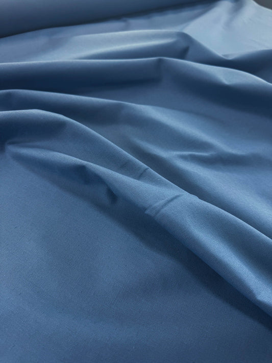 Scalamandre Canvas Mariner Solid Cotton - Blue - By The Yard