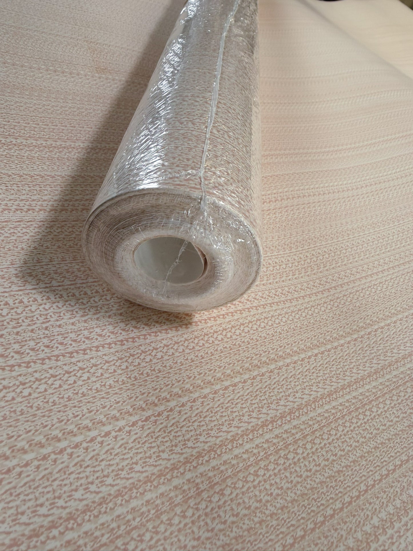 Scalamandre Aria Strie Blush Beige Cream Wallpaper 100% Vinyl Coated Paper - 5 Yards Single Roll - MSRP USD126roll