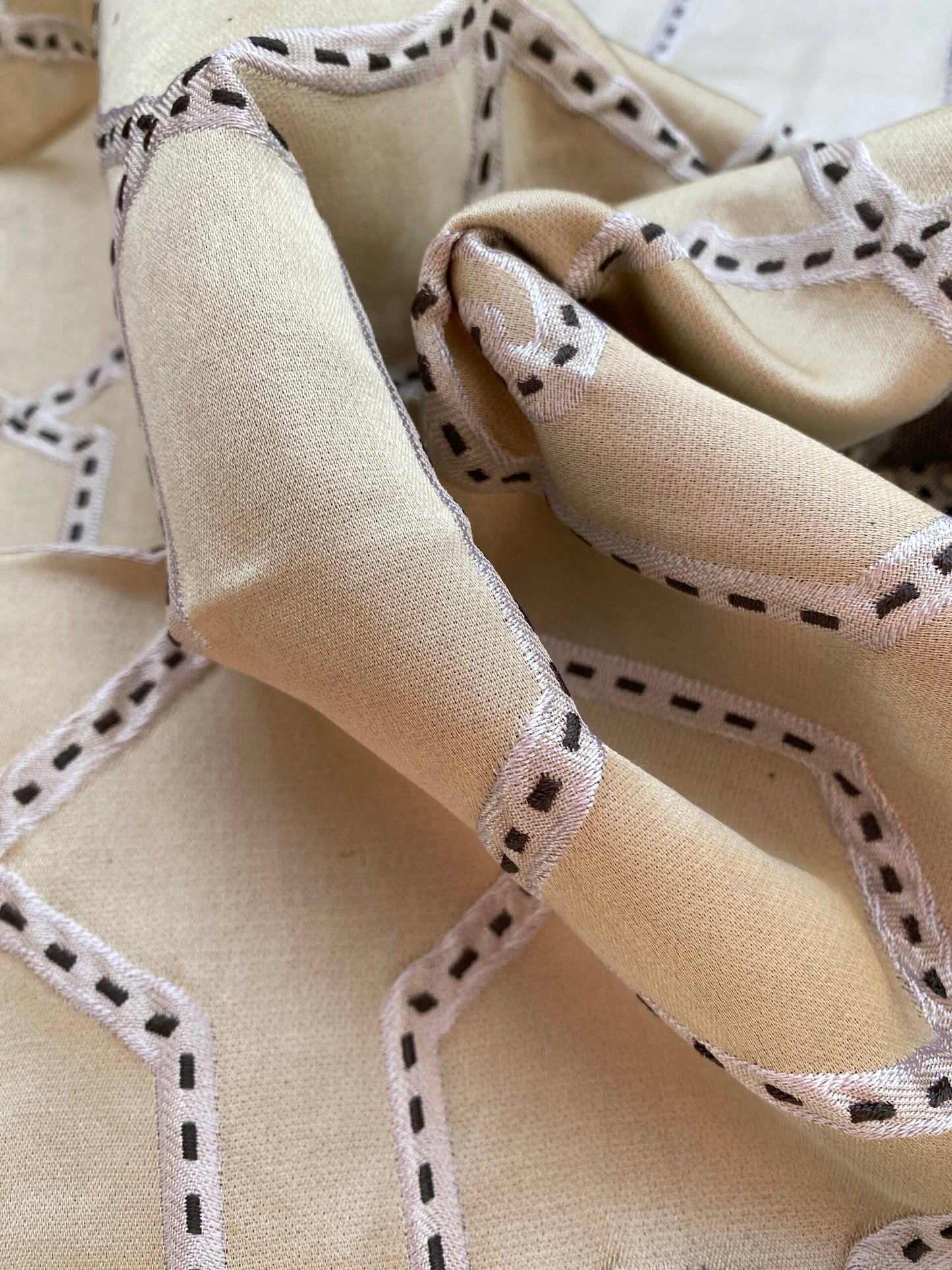 8 Berkbox76 Square Jacquard by Lelievre Paris Camondo Platine MSRP USD 440/y