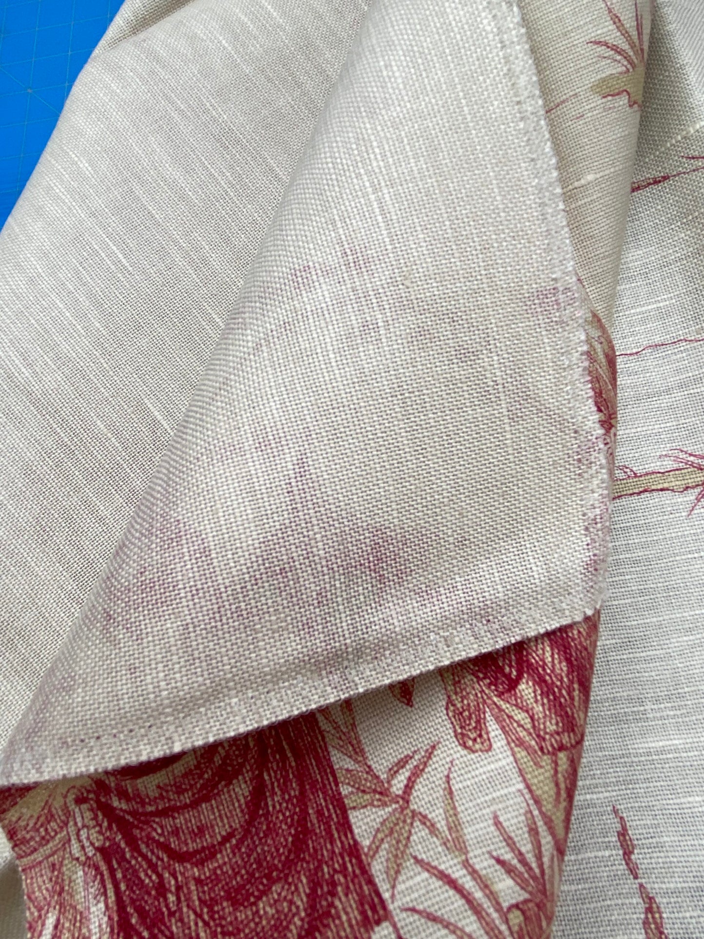 11 Berkbox77 Square Printed Fabrics by Voyage En Chine Red Print Chinoiserie Asian Garden Elephant MSRP USD 388/yd