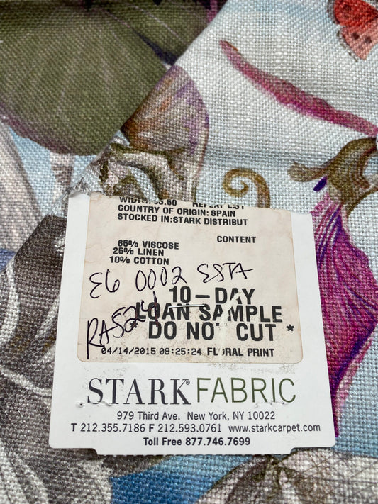 46 Berkbox77 Square Printed Fabrics by Old World Weavers La Gola Surf Green White MSRP USD278/y