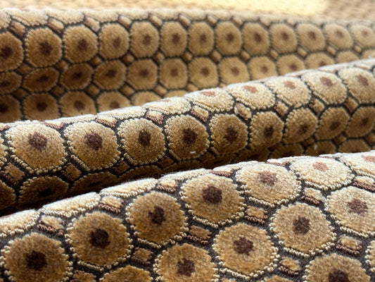 Scalamandre Florence II Cafe Brown Dots Circle Geometric MSRP USD492/y