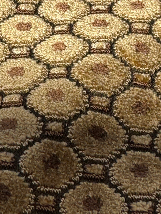 Scalamandre Florence II Cafe Brown Dots Circle Geometric MSRP USD492/y