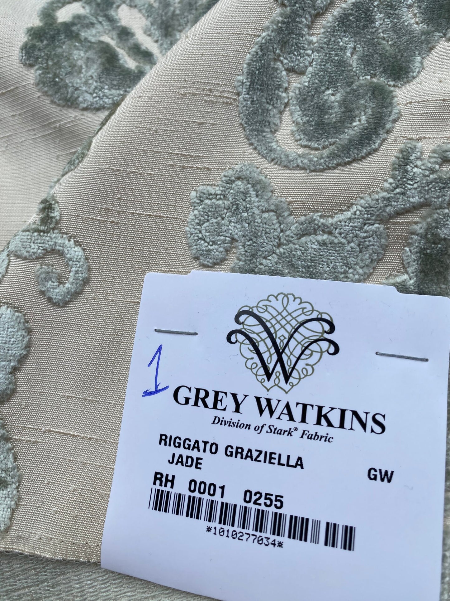 4 Berkbox80 Square Velvet by Grey Watkins Riggato Graziella Jade MSRP USD470/y