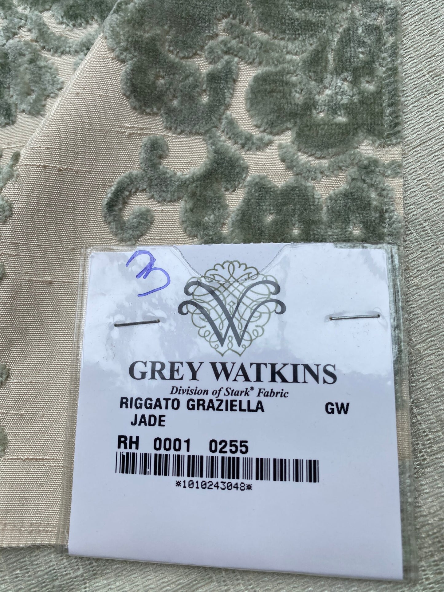 6 Berkbox80 Square Velvet by Grey Watkins Riggato Graziella Jade MSRP USD470/y