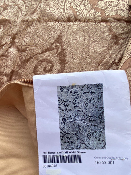 19 Berkbox80 Square Velvet by Scalamandre Palermo Velvet Paisley Copper Brown MSRP USD628/y