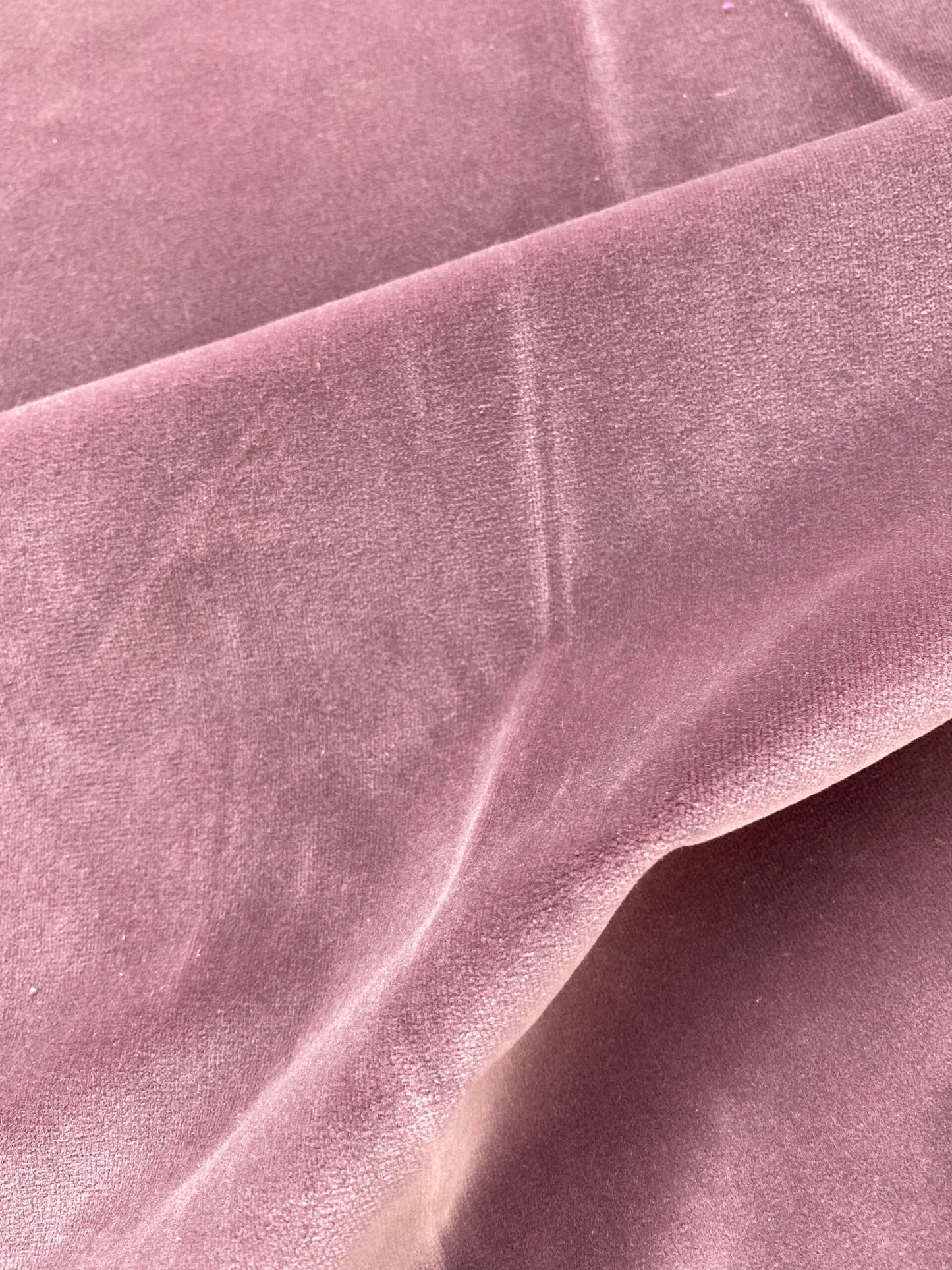 8 Berkbox81 Square Velvet by Christian Fischbacher Visconte II Pansy Purple Solid 25"L X 13"W MSRP USD 300+/y