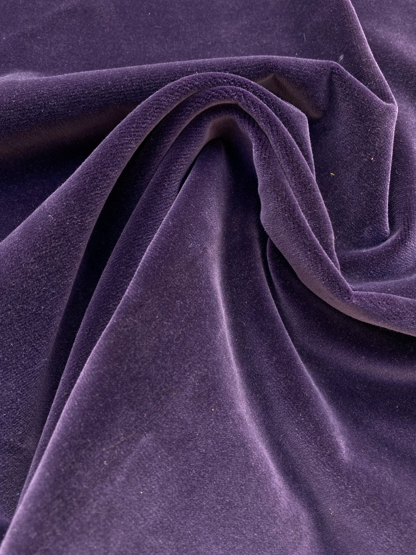 26 Berkbox83 Square Velvet by Christian Fischbacher Visconte II Beach Plum Purple Solid 26"L x 26"W MSRP USD 300+/y