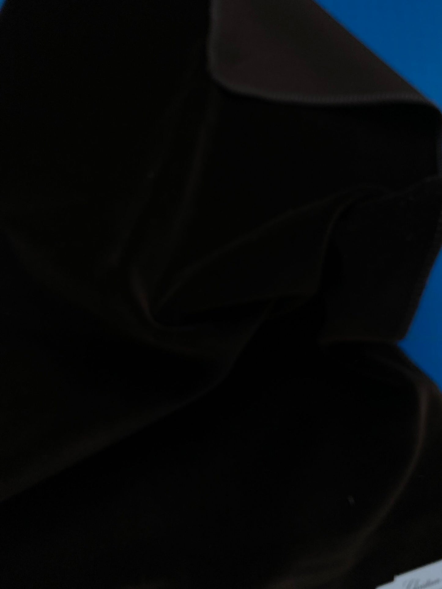 28 Berkbox83 Square Velvet by Christian Fischbacher Visconte II Dark Chocolate Deep Brown Solid 26"L x 13"W MSRP USD 300+/y