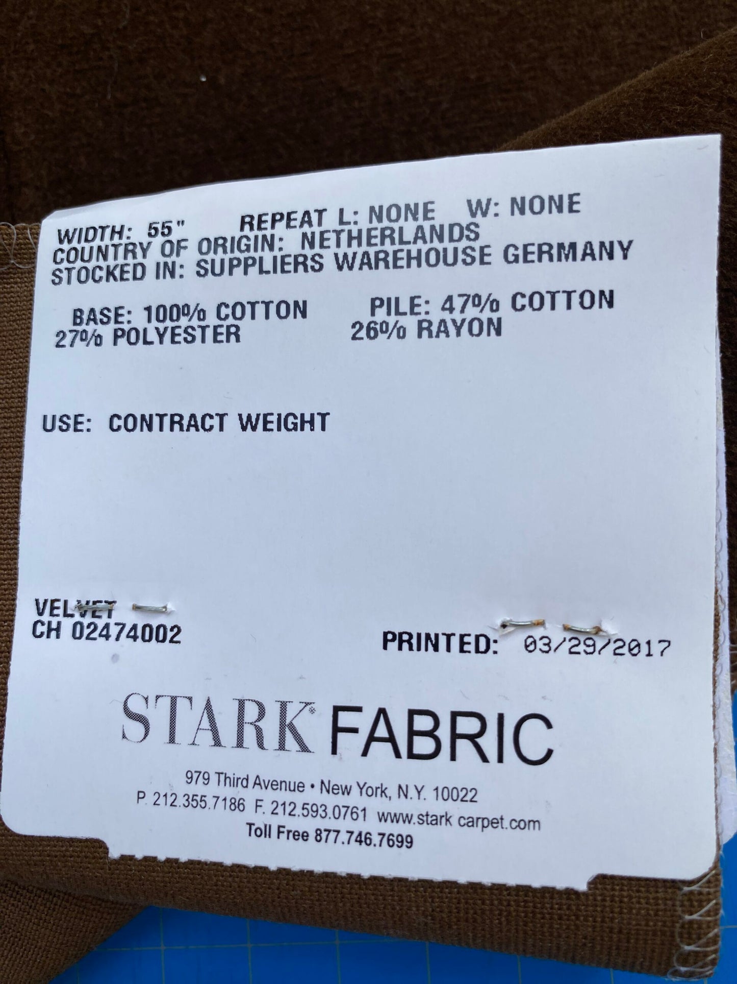 8 Berkbox84 Square Velvet by Christian Fischbacher Visconte II Mink Brown Solid 26"L x 13"W MSRP USD 300+/y