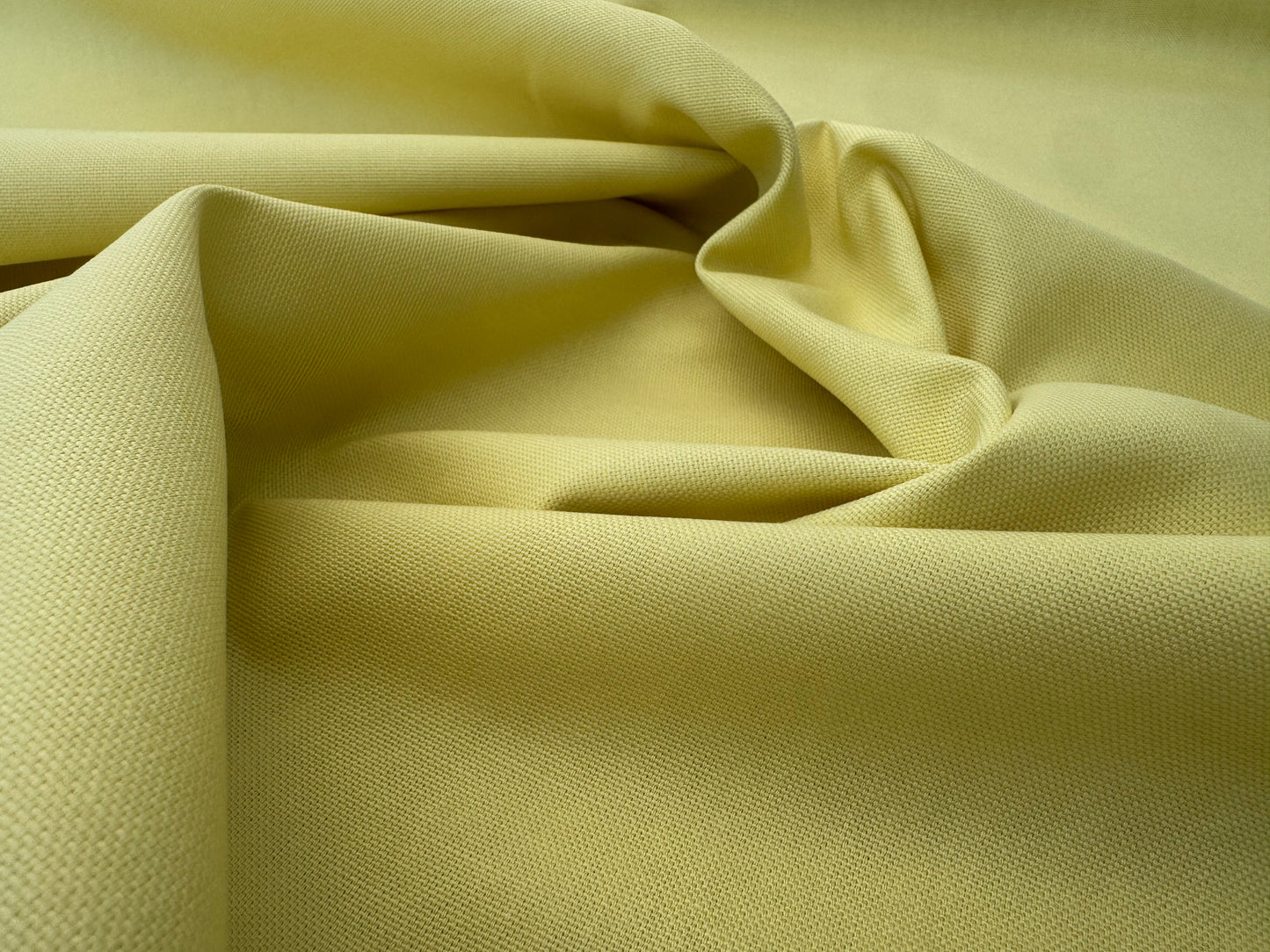 Scalamandre Alaska Giallo Limone Lemon Yellow 100% Cotton Solid - By the yard