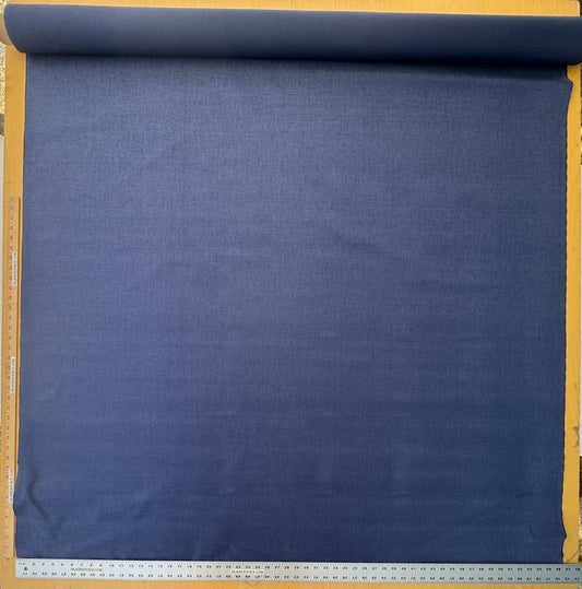 Scalamandre Alaska Blu 100% Cotton Solid Blue - By the yard