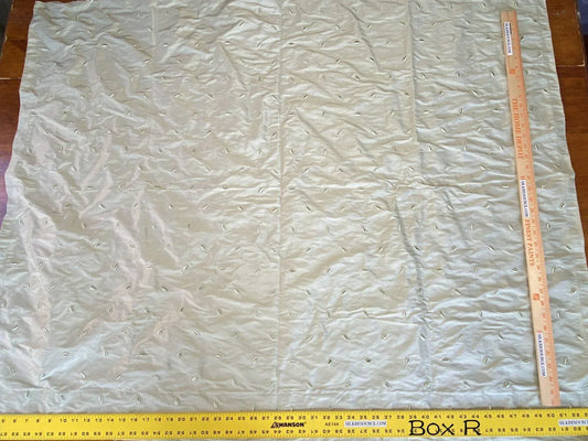 6 Boxr Scalamandre 1y+ Silk Embroidery Icy Pale Green Showroom Sample