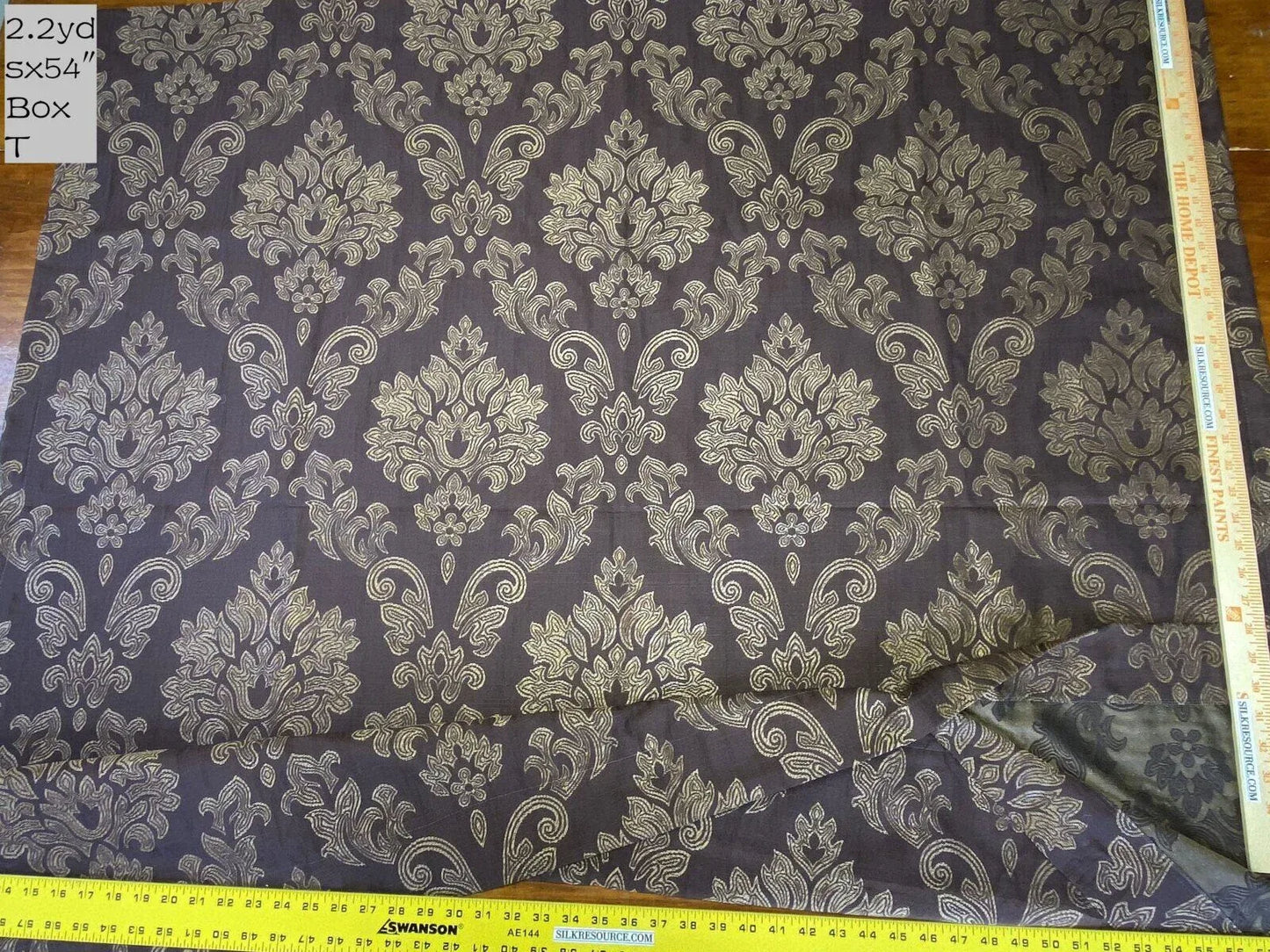 12 Boxt Scalamandre Square Showroom Sample Damask 2.2yards
