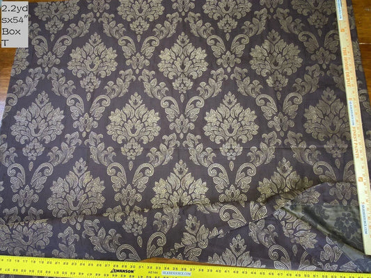 12 Boxt Scalamandre Square Showroom Sample Damask Metallic Thick 2.2yards