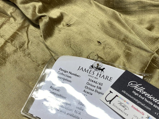 9 Boxu Scalamandre Square James Hare Orissa Silk Acadia 100% Silk