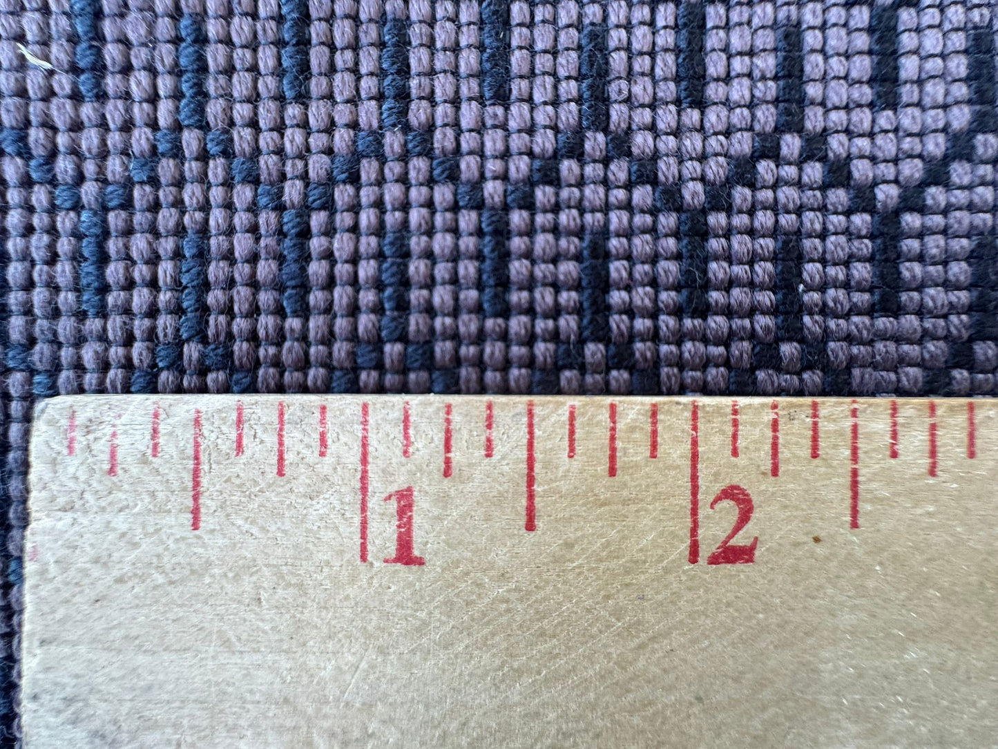 2 EV56 Square 25" x 25" Jacquard by Lelievre Strada Reversible Bois Blue Purple Small Jacquard Small Scale Chevron Geometric MSRP USD 602/y