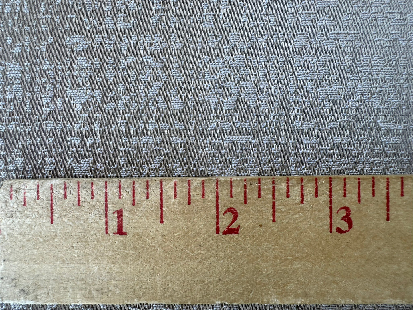 15 EV56 Square 25" x 25" Scalamandre Lelievre Paris Pietra Vermeil Gray Beige 100% Polyester Small Scale Texture