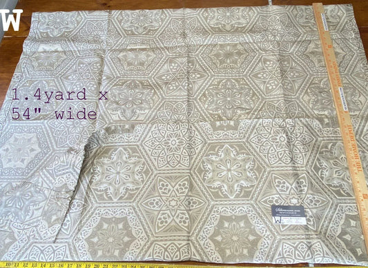 17 Boxw Scalamandre Square Showroom Sample Full Yard Kaleidoscope