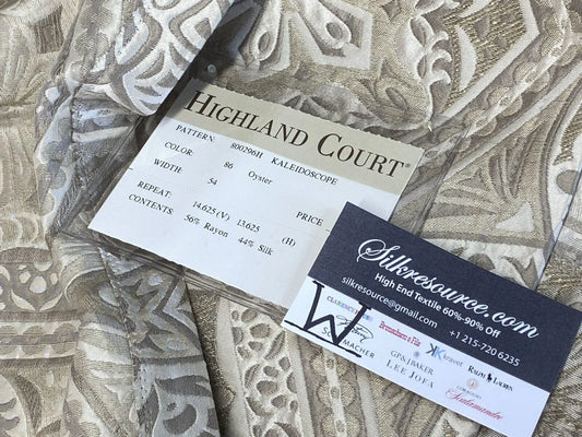 17 Boxw Scalamandre Square Showroom Sample Full Yard Kaleidoscope