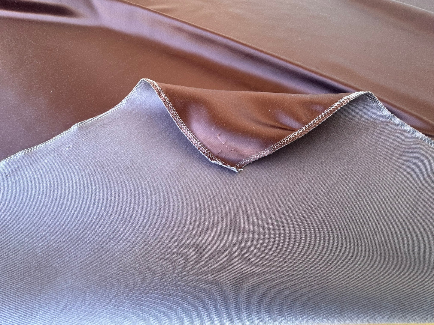 35 EV56 Square 25" x 26" Scalamandre Lelievre Paris Miroir Chocolat Brown Solid Polyester MSRP USD374/y