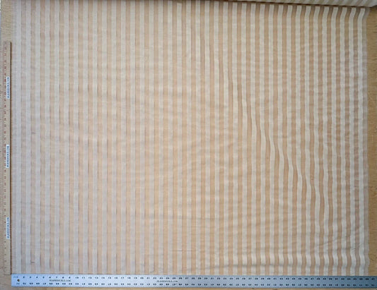 Scalamandre Ballet Silk Stripe Cream and White 100% Silk Sheer Stripe - by the yard