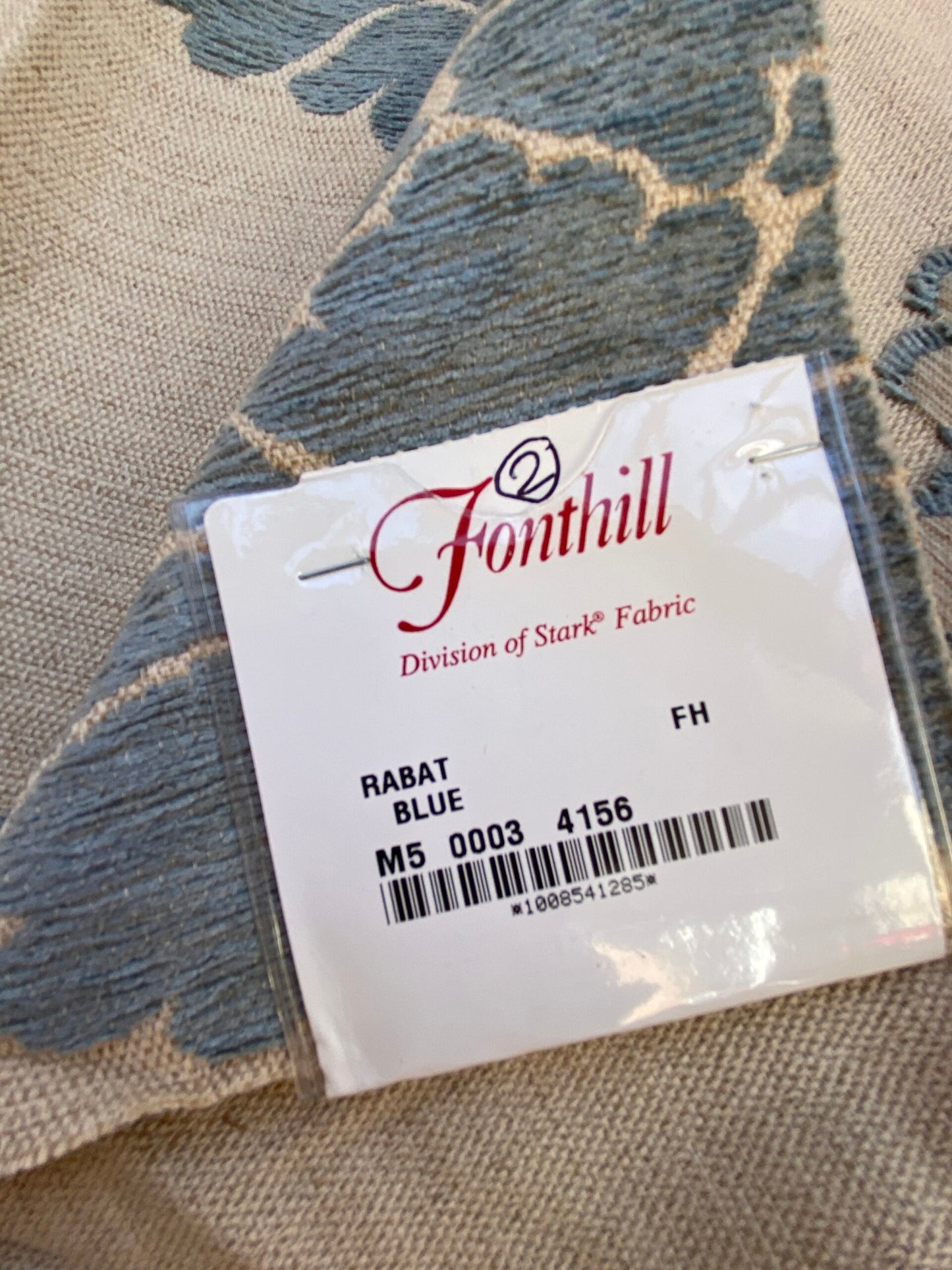 12 Berkbox87 Square Jacquard by Fonthill Rabat Blue Beige Damask Floral Medallion MSRP USD 204/y