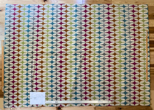 Stark DELPHOS BROWN Modern Wool Silk Hand Knotted Colorful Egg Green Pink Blue Cream 6x9' MSRP USD 12,000