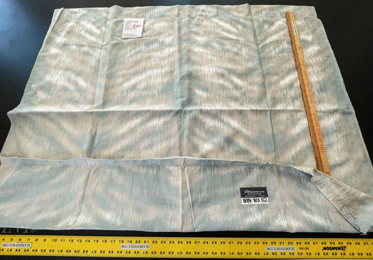 21 Berkbox52 1.2 yard Scalamandre Safari Weave Mineral Green Gray Jacquard