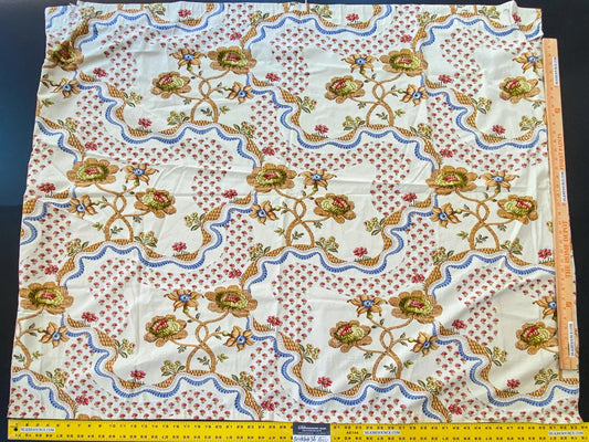 Scalamandre Floral Print - Brown On White