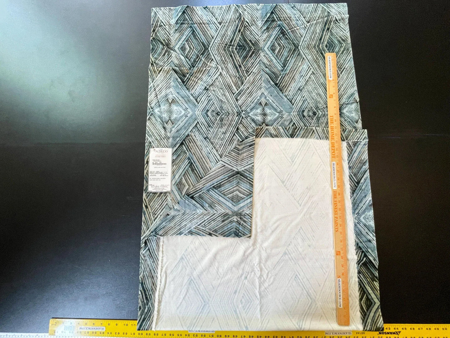 Scalamandre Kochi Velvet Ocean Shades Geometric - 2.4 Yard