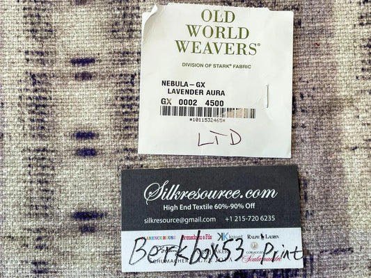 Scalamandre Nebula-Gx Lavender Aura Woven - 1.2 Yard