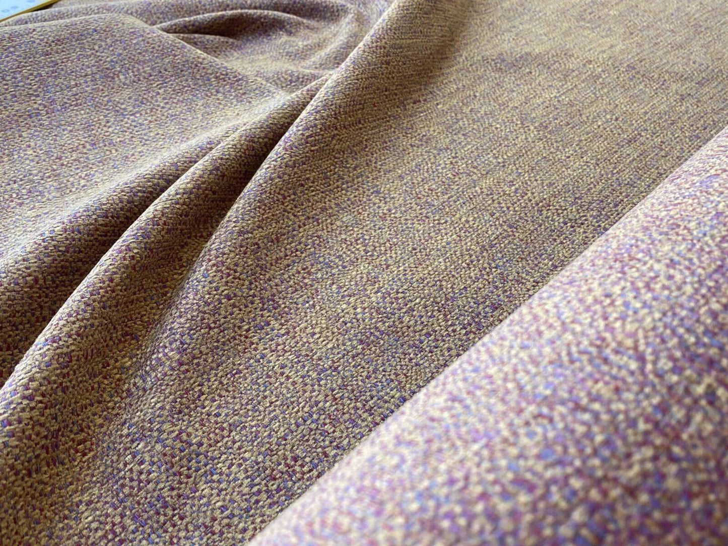 Scalamandre Creekstone Texture Heather MSRP USD 222/Y Heavy Chenille Pink Purple Italy