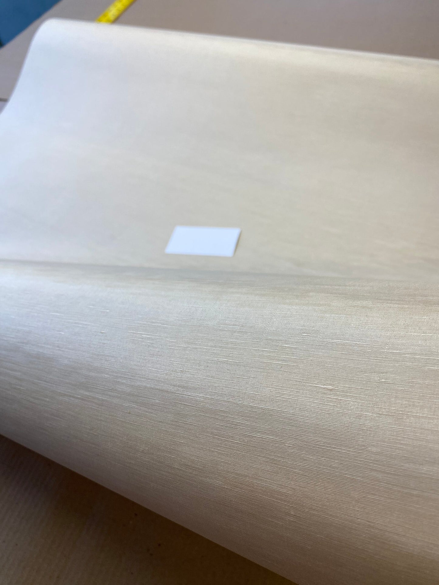 By yard Scalamandre Silk Walls Golden Wallpaper Silk on Paper Trimmed Plain Solid Texture MSRP USD 130/yard