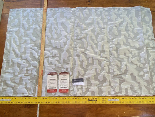 1 Boxy 29" x 55" Scalamandre Marline Pumice Gray