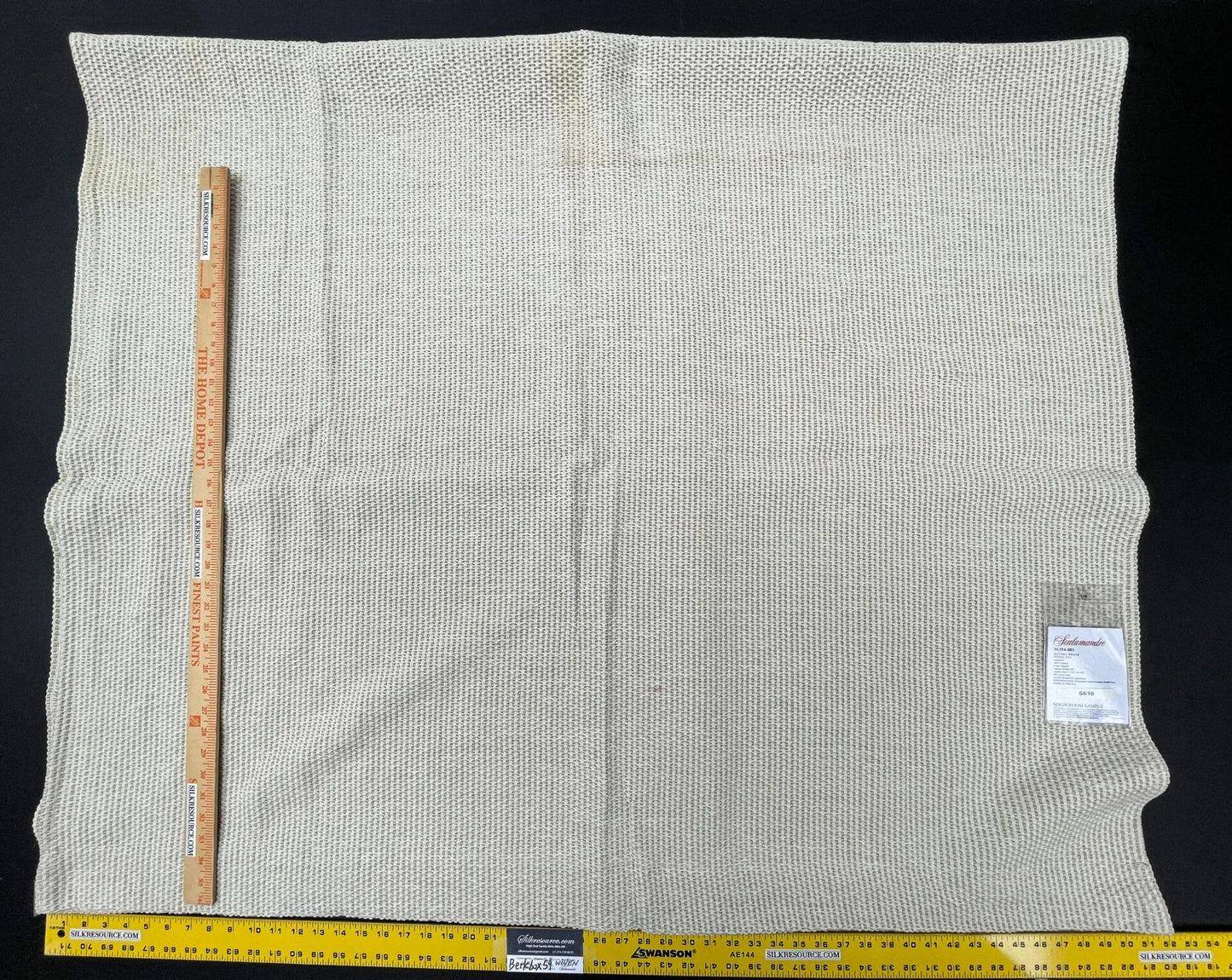 2 Berkbox59 1.2yard Scalamandre MATERA WEAVE BISCUIT Beige Plains Texture MSRP USD208/y