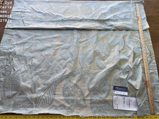 Scalamandre Carlsten Silk - Blue Beige