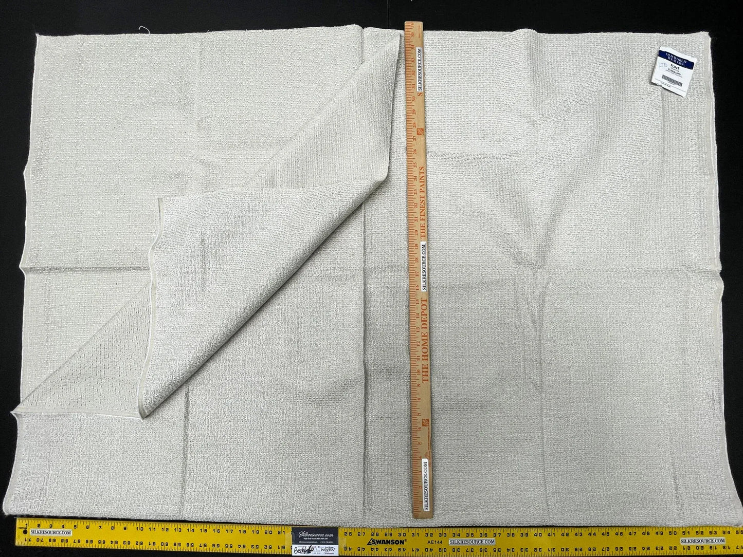 3 Berkbox60 2yard Scalamandre FLINT Travertine Beige Plains/Textures MSRP USD190/y