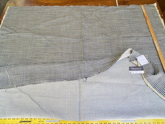 Scalamandre Banbury Stripe Check - Blue And White