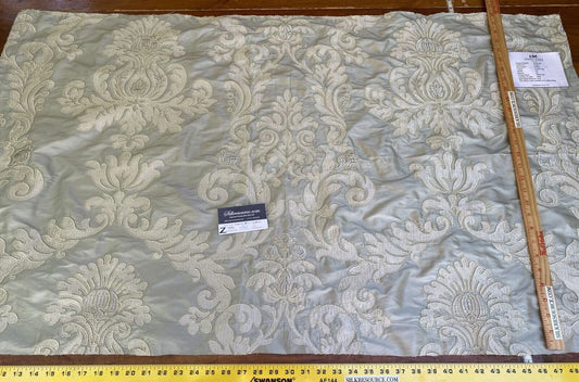 11 Boxz Scalamandre 28 Inches James Hare Pimlico French Gray Silk Embroidery