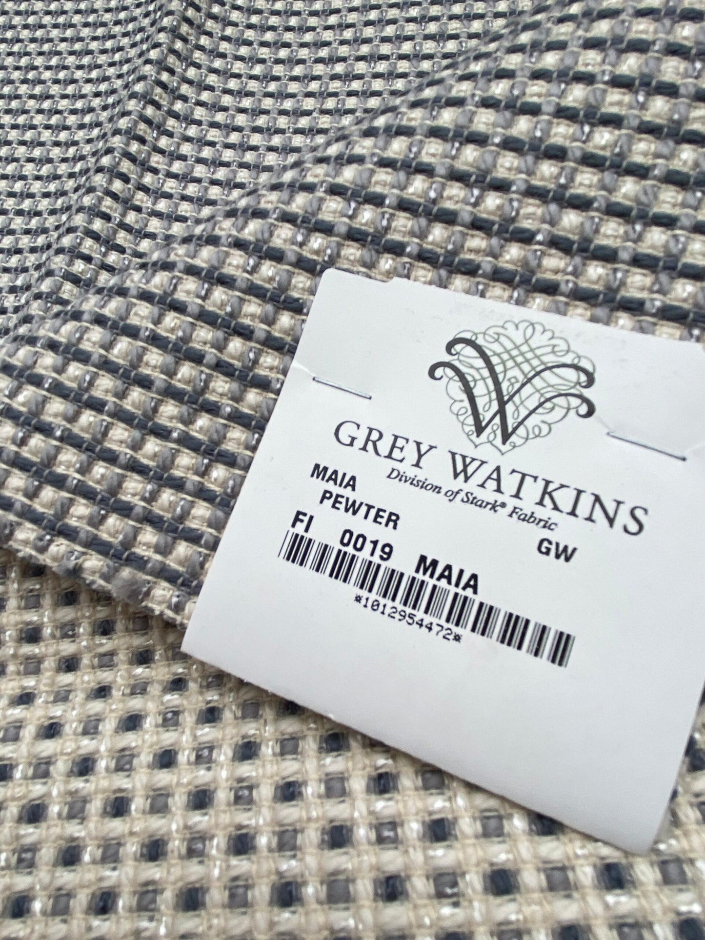 22 Berkbox90 Square Jacquard by Scalamandre Grey Watkins Maia Pewter Silver Black Chenille MSRP USD 178/yard