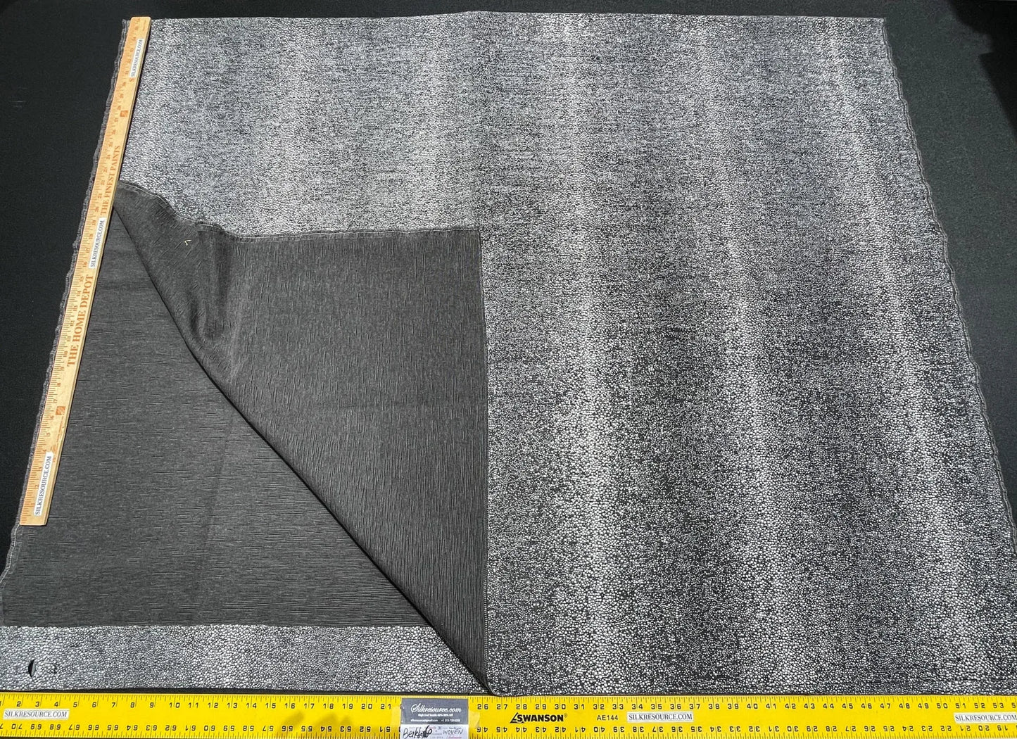 15 Berkbox60 2.4yard Scalamandre KUIPER GALAXY Black MSRP USD310/y