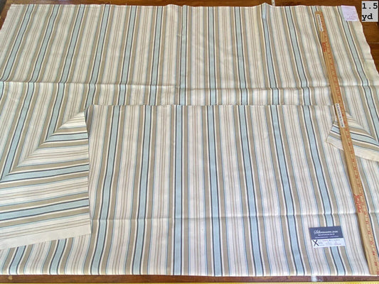 13 Boxx Scalamandre 1.2 Yard Andover Cotton Stripe Capri