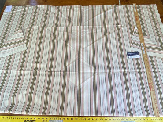 15 Boxx Scalamandre 1.8 Yards Andover Cotton Stripe Blush